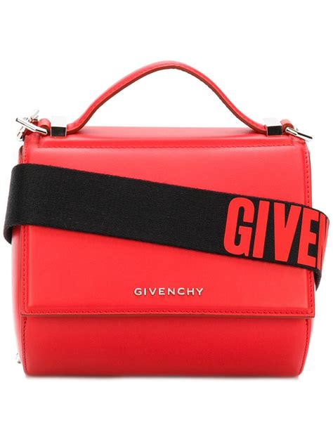 givenchy pandora box mini red|Givenchy small Pandora bag.